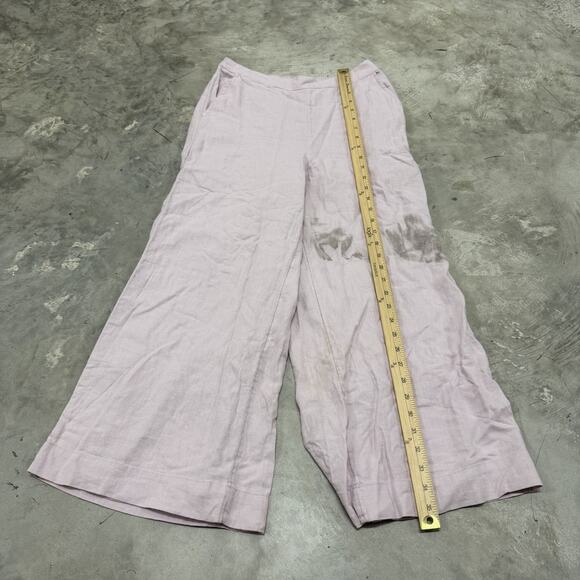 Free People Pants Women's Small Pink Mauve Boho Oversized Wide Leg Bottoms READ - Picture 2 of 10